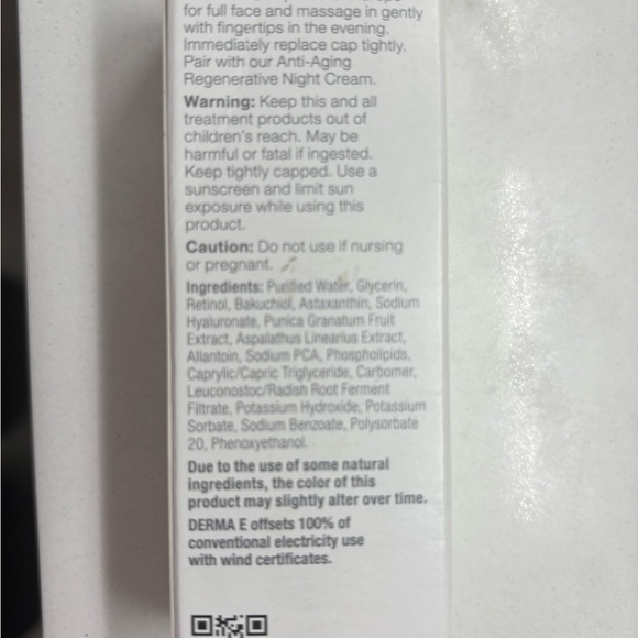 Derma E Retinol Concentrated Serum 1oz - Picture 2 of 2
